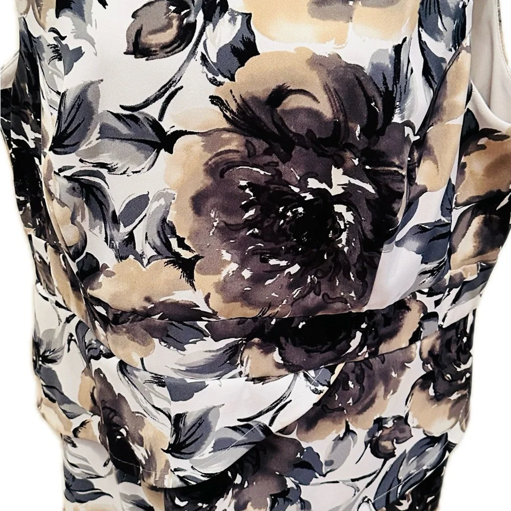 NWOT Floral Sleeveless Dress by Connected Women’s Plus Size 20W - Picture 3 of 9